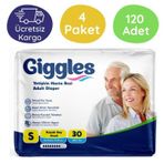 Giggles Belbantlı Küçük Boy 30x120 Adet Hasta Bezi