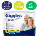Giggles Belbantlı Küçük Boy 30x60 Adet Hasta Bezi