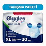 Giggles Ekstra Büyük Boy 30 Adet Emici Külotlu Hasta Bezi