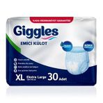 Giggles Emici Külot, XL Beden, 120-170 cm, 30 Adet