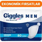 Giggles Erkek Men Mesane Pedi Bladder Ped 80 Adet M