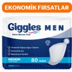 Giggles Erkek(Men) Mesane Pedi (Bladder Pad) 80 Adet