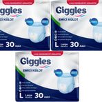 Giggles Hasta Bezi Yetişkin Large 30x3 Adet Emici Külot