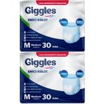 Giggles Hasta Bezi Yetişkin Medium 30x2 Adet Emici Külot