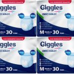 Giggles Hasta Bezi Yetişkin Medium 30x4 Adet Emici Külot