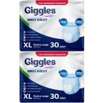Giggles Hasta Bezi Yetişkin XL 30x2 Adet Emici Külot