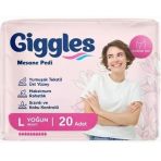 Giggles Kadın Mesane Pedi Large 20 Li