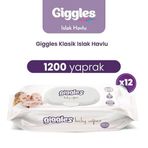 Giggles Klasik 1200 Adet Islak Havlu