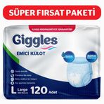 GİGGLES KÜLOTLU HASTA BEZİ LARGE 120 ADET