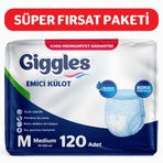 GİGGLES KÜLOTLU HASTA BEZİ MEDIUM 120 ADET