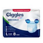 Giggles Külotlu L 8'li Hasta Bezi