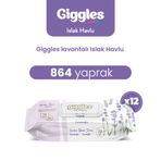 Giggles Lavanta 864 Adet Islak Havlu