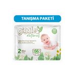 Giggles Natural No:2 Mini 66 Adet Bebek Bezi