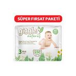 Giggles Natural No:3 Midi 232 Adet Bebek Bezi