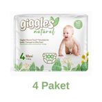 Giggles Natural No:4 Maxi 400 Adet Bebek Bezi
