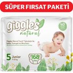 Giggles Natural No:5 Junior 168 Adet Bebek Bezi
