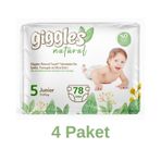 Giggles Natural No:5 Junior 312 Adet Bebek Bezi