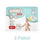 Giggles Pants No:4 Maxi 144 Adet Külot Bebek Bezi