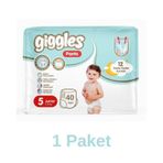 Giggles Pants No:5 Junior 40 Adet Külot Bebek Bezi