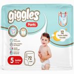 Giggles Pants No:5 Junior 72 Adet Külot Bebek Bezi