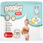Giggles Pants No:6 XLarge 20 Adet Külot Bebek Bezi