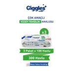 Giggles Xxl İz Bırakmayan Yüzey Temizlik Havlusu - (Beyaz Sabun Ferahlığı) 300 Yaprak