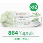Giggles Yeşil Çay 864 Adet Islak Havlu