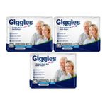 Giggles Yetişkin Bel Bantlı Tekstil Yüzey XL 3x30 Adet Hasta Bezi