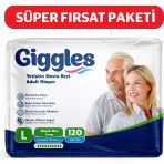 Giggles Yetişkin Belbantlı Large 4x30 Adet Hasta Bezi