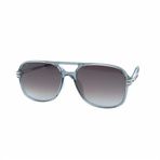 Gigi Oo Milano GG 1389 C4 56 Oval Füme Şeffaf Kemik Unisex Güneş Gözlüğü