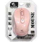 Gigi Panda 2.4 Ghz Kablosuz Bilgisayar Faresi - 4 Tuşlu Mouse (E-50) - Kablosuz Mouse - Pembe