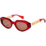 Gigi Studios Capsule Gaia 6698 6 Kırmızı Cat Eye Kadın Güneş Gözlüğü - Bordo
