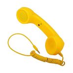 Gigicloud Retro Telefon Telefon 3,5 mm Evrensel Telefon Retro Ahizeli Radyasyona Dayanıklı Alıcılar Cep Telefonu Ahizesi Klasik Telefon Ahizesi Telefon için