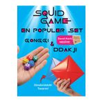 GiginGo Squid Game EN SEVİLEN OYUN SETİ - 5 Taş Gonggi Oyunu & Ddakji Kart Çevirme Oyunu