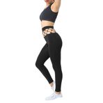 Gigotto Seamless File Detaylı Tayt SİYAH M-L