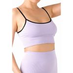 Gigotto Seamless Fitilli Büstiyer SİYAH