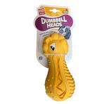 GiGwi 8048 Dambıl Şekilli Aslan Başlı(Sarı) Köpek Oyuncağı Medium