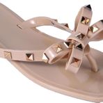 Gikleihwy Kadın gladyatör perçin düz Flip flop yaz diz yüksek uyluk yüksek açık burun Bohemia şık çizmeler ayakkabı Strappy çapraz dantel up Anti kayma plaj roma sandalet, bej, 4.5 UK