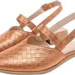 Gikleihwy Mules Slip Ayarlanabilir Toka Sivri Burunlu Kayısı Kadın Sandalet