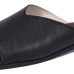 Gikleihwy Slip-On PU Gladyatör Siyah Düz Kadın Terlik