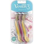 Gillette 2 Adet Venus3 Dragonfruit 3'lü Kullan At Tıraş Bıçağı