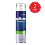 Gillette 2 x 250 ml Series Sensitive Tıraş Köpüğü