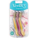 Gillette 6 Adet Venus3 Dragonfruit 3'lü Kullan At Tıraş Bıçağı