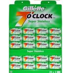 Gillette 7 O'Clock Çift Kenarlı Double Edge Jilet 5x20'li Tıraş Bıçağı