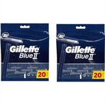 Gillette Blue 2 2x20 Adet Extra Büyük Kullan At Tıraş Bıçağı