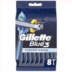 Gillette Blue 3 8'li Slalom Kullan At Tıraş Bıçağı