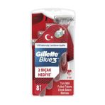 Gillette Blue 3 Kırmızı 6+2