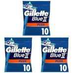 Gillette Blue2 Plus Kullan At Erkek Tıraş Bıçağı 10'lu 3lü paket