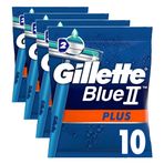 Gillette Blue2 Plus Kullan At Erkek Tıraş Bıçağı 10'lu (4 paketi)