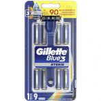 Gillette Blue3 9 Yedek Bıçak Hibrid Tıraş Makinesi